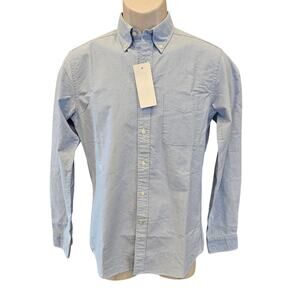 Uniqlo Men's Light Blue Button-Down Shirt Slim Fit